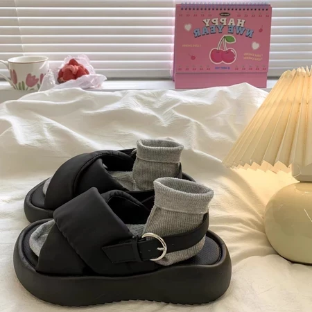 GIÀY SANDAL NỮ Đế Cao 3.5cm Hàn Quốc